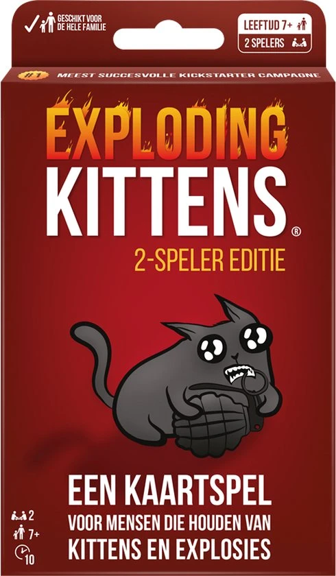 Exploding Kittens Voor 2 Spelers - Afbeelding 2