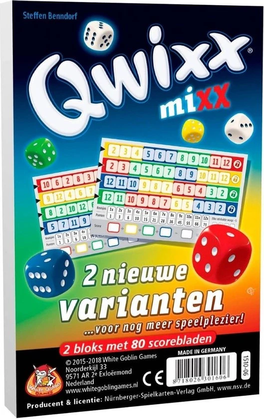 Merkloos Spellenbundel - 2 Stuks - Dobbelspel - Qwixx Mixx & Qwixx Connected - Afbeelding 2