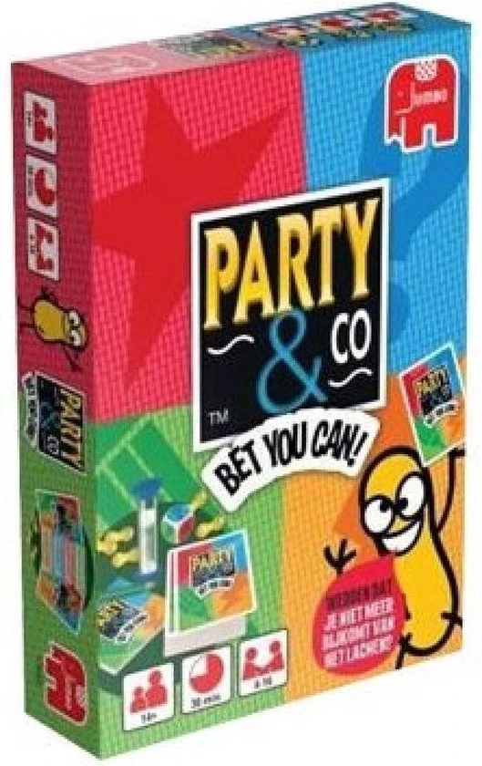 Jumbo Party & Co Bet You Can - Gezelschapsspel - Kaarten - Bordspel - Familie - Familiespel - Vrienden