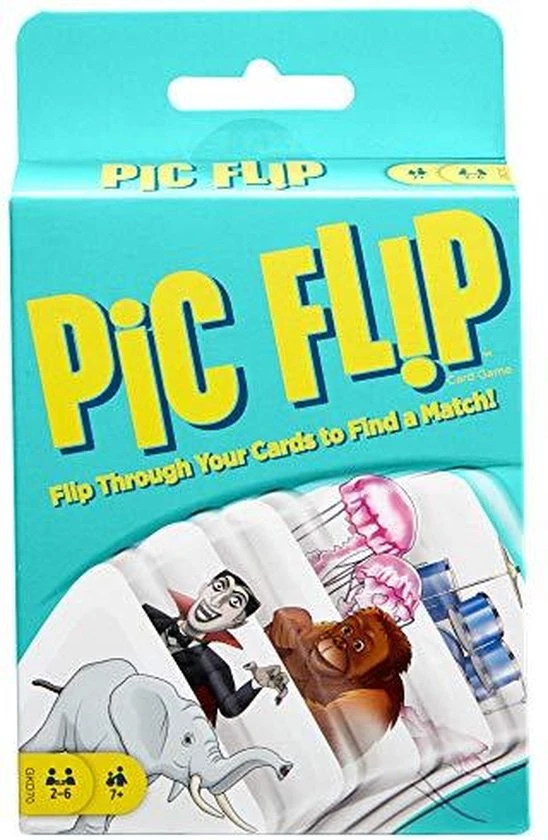 Mattel Games Pic Flip Kaartspel - Afbeelding 4