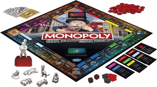 Monopoly Slechte Verliezers - Belgische Editie - Afbeelding 3