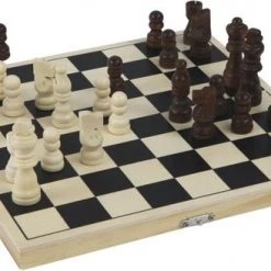Longfield CHESS/BACKGAMMON IN FOLDABLE CASE - KING 60 MM