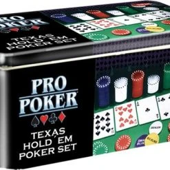 Selecta Spellen Pro Poker Texas Hold Em Set - Kaartspel