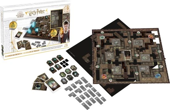 Wizarding World Of Harry Potter Harry Potter - Hogwarts Hallways - De Gangen Van Zweinstein - Bordspel - Gezelschapsspel - Afbeelding 12