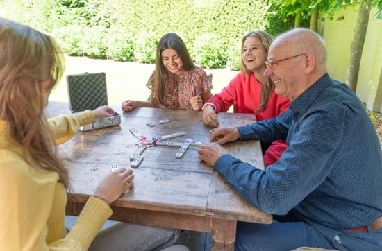 Longfield Games Domino Mexican Train Dubbel 12 Actiespel In Aluminium Koffer - Afbeelding 5