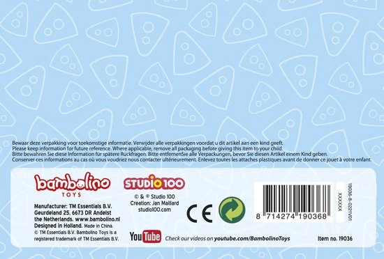 Bambolino Toys - Bumba Houten Trekfiguur - Educatief Speelgoed - Goed Voor De Motoriek - Afbeelding 5