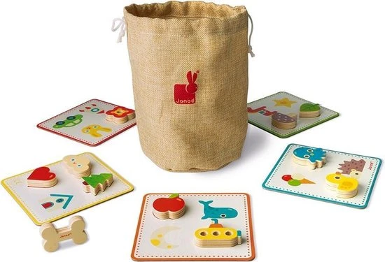 Janod Ik Leer - Voelen Memo Spel - Afbeelding 2
