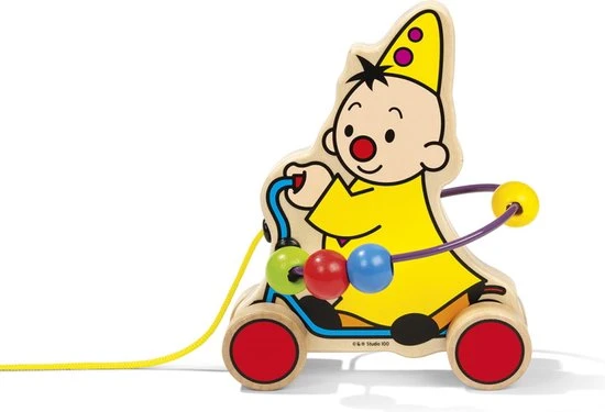Bambolino Toys - Bumba Houten Trekfiguur - Educatief Speelgoed - Goed Voor De Motoriek - Afbeelding 2