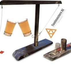 Merkloos ✅DRANKSPEL - Spelletjes - Drank Spelletje - Drinking Game - GEZELSCHAPSSPEL - Party Game - Ring Toss Game✅