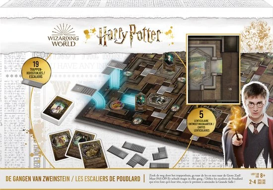 Wizarding World Of Harry Potter Harry Potter - Hogwarts Hallways - De Gangen Van Zweinstein - Bordspel - Gezelschapsspel - Afbeelding 8