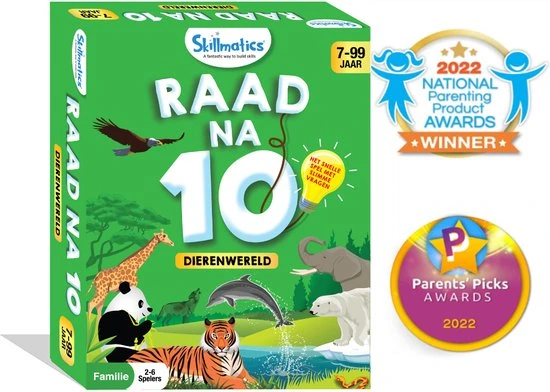 Skillmatics Wijzer Over De Basisschool - Raad Na 10 - Dierenwereld - Afbeelding 4