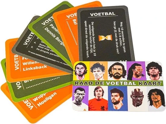 Raad De Kaart | Voetbal Editie | Raad 5 Voetbal Termen In 30 Seconden En Win! - Goedkoop - Los Kaartspel - Afbeelding 3