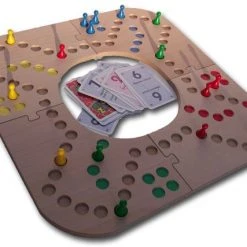 Merkloos Phoof Keezbord Kunststof Vier Persoons - Keezenspel - Keezen