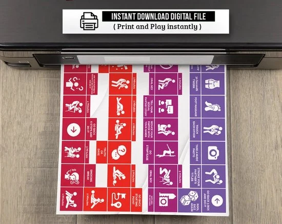 LoveGuider Digitaal Downloadbaar Sexspel - Printbare Bordspel - Liefde Avontuur Seksspel - Stout Spel Voor Koppels - Liefdespel - Avontuurlijke Liefde Seks Spel - Cadeau Voor Hem - Cadeau Voor Haar