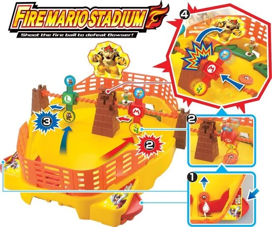 EPOCH Games Fire Mario Stadium - Afbeelding 3