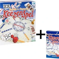 Clown Games Keezenspel / Keezen - Bordspel En Reiseditie - Bundelpakket - Voordeelpakket