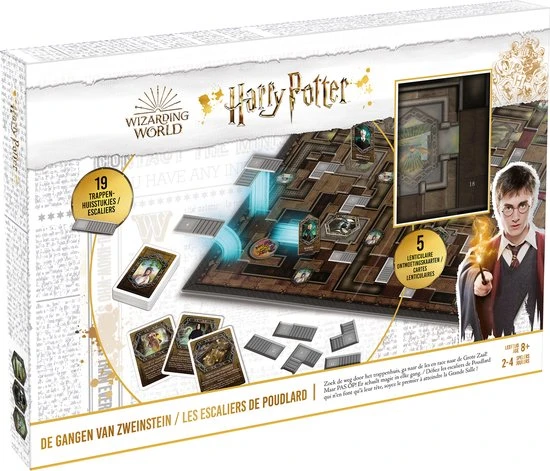 Wizarding World Of Harry Potter Harry Potter - Hogwarts Hallways - De Gangen Van Zweinstein - Bordspel - Gezelschapsspel - Afbeelding 11
