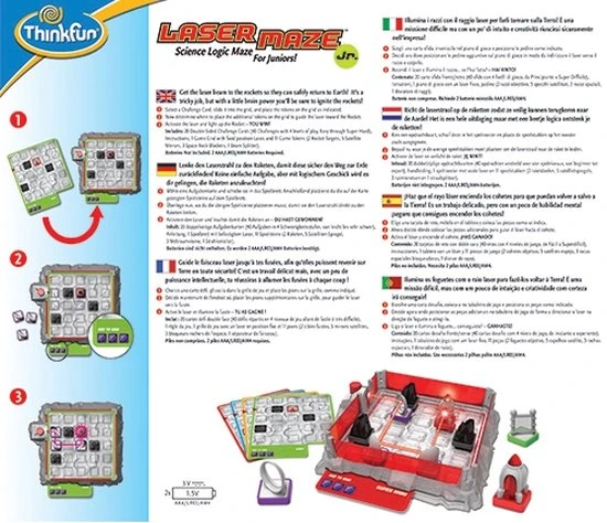 Laser Maze(TM) Junior ThinkFun ThinkFun Laser Maze Junior - Breinbreker - Afbeelding 10