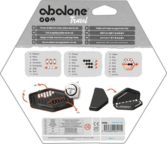 Zygomatic Board Game Studio Abalone Travel - Bordspel - Afbeelding 11