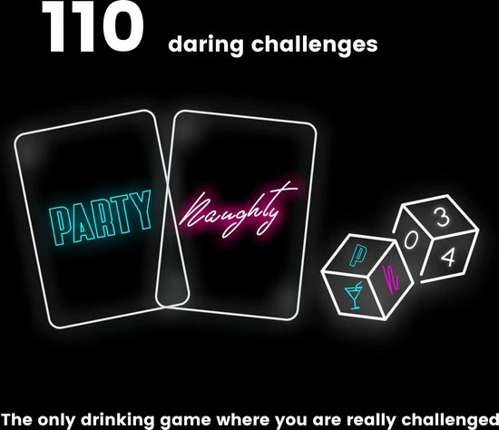 Party Or Naughty - The Ultimate Drinking Game For Students | English Version | Engelse Versie | Partyspel - Afbeelding 2