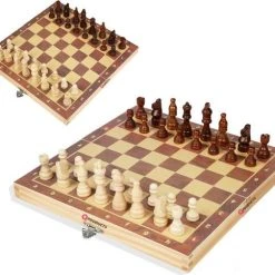 Qproducts Chessmate Inclusief Ebook Magnetisch Schaakspel Schaakbord Schaakbord Met Schaakstukken Schaakset Schaakspellen Schaakspel Hout Volwassenen Schaakborden Kinderen
