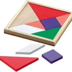 Philos Tangram Gekleurd 15x15cm