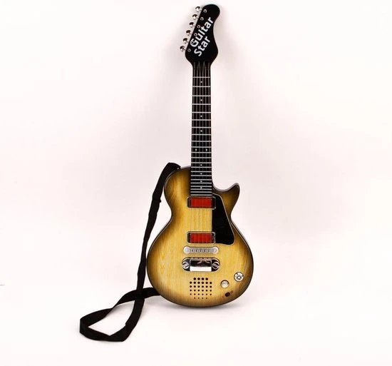 Merkloos Elektrische Gitaar Met Licht En Geluid