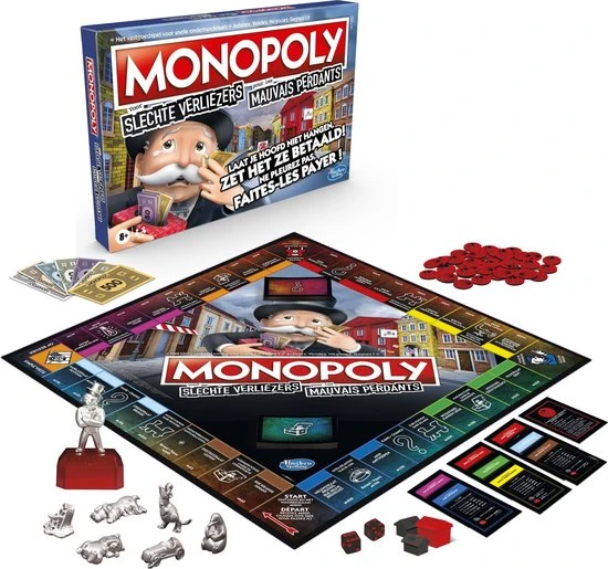 Monopoly Slechte Verliezers - Belgische Editie - Afbeelding 5