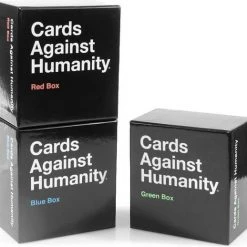 Cards Against Humanity - BLUE BOX + RED BOX + GREEN BOX - The Hottest 3 Expansion Boxes 3 IN 1