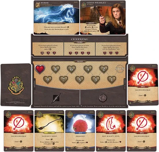 USAopoly Harry Potter: Hogwarts Battle 60 Min Board Game Expansion - Afbeelding 4