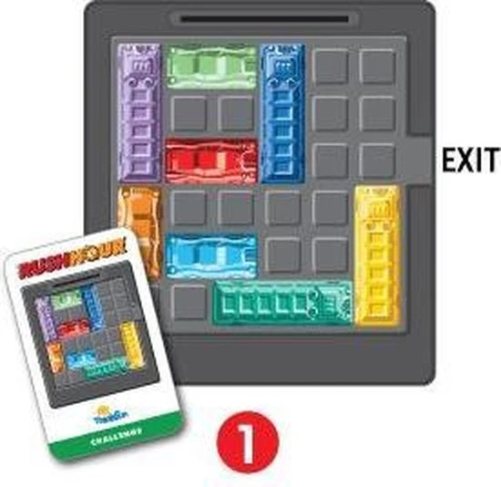 Merkloos Traffic Jam - Smart Driver - Denkspel - Afbeelding 3