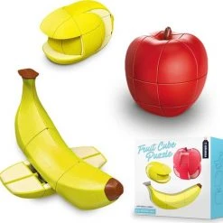 MikaMax Fruit Cubes - Breinbrekers - Speedcube - Puzzel - Kubus Breinbreker - 3 Moeilijkheden - Set Van 3