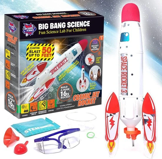 Brimley? Raket Experimenteerdoos - Wetenschapsdoos - DIY Wetenschap Set - STEM Speelgoed - Afbeelding 10