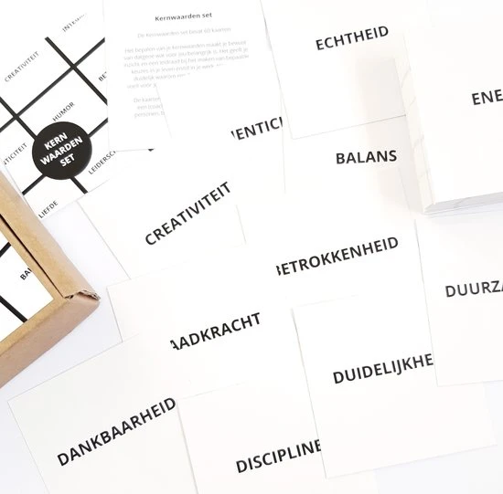 Liefsoppapier.nl Kernwaarden Set - Waarden Spel - Coachtool - Werkvorm - Liefs Op Papier - Afbeelding 3