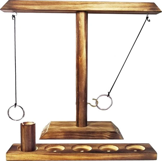 Femur Ring Toss Game Inclusief 2 Shotglaasjes - Drank Spelletjes Gezelschapsspel Drankspel TikTok Ring Gooien Shot Spel - Ringtoss - Afbeelding 2