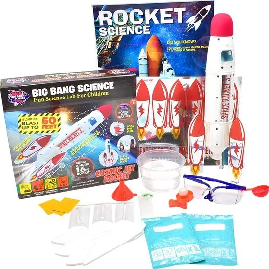 Brimley? Raket Experimenteerdoos - Wetenschapsdoos - DIY Wetenschap Set - STEM Speelgoed - Afbeelding 7