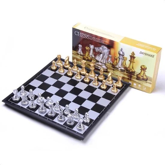 Dayshake Magnetisch Schaakspel - Schaakbord Met Schaakstukken - Inklapbaar Schaakset