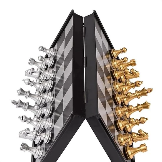 Dayshake Magnetisch Schaakspel - Schaakbord Met Schaakstukken - Inklapbaar Schaakset - Afbeelding 7