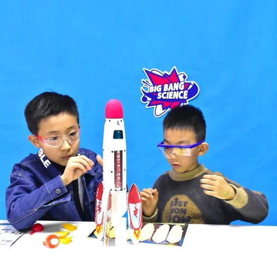 Brimley? Raket Experimenteerdoos - Wetenschapsdoos - DIY Wetenschap Set - STEM Speelgoed - Afbeelding 6