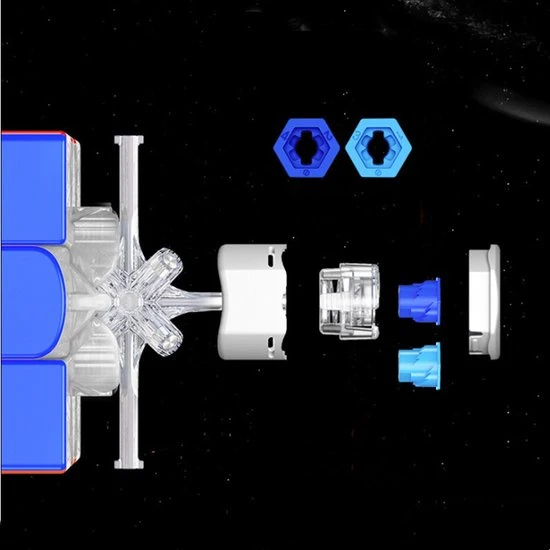 GAN - 11M PRO - 3x3 - Kubus- Frosted Stickerless - Zwart - Afbeelding 5