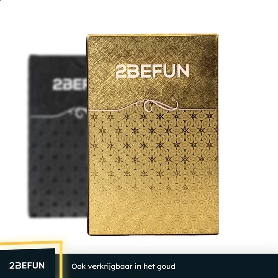 2BEFUN Waterdichte Kaarten - Zwart - Luxe Kaartspel - Speelkaarten - Pokerkaarten - Drankspel - Cadeau Voor Man/vrouw - Afbeelding 5
