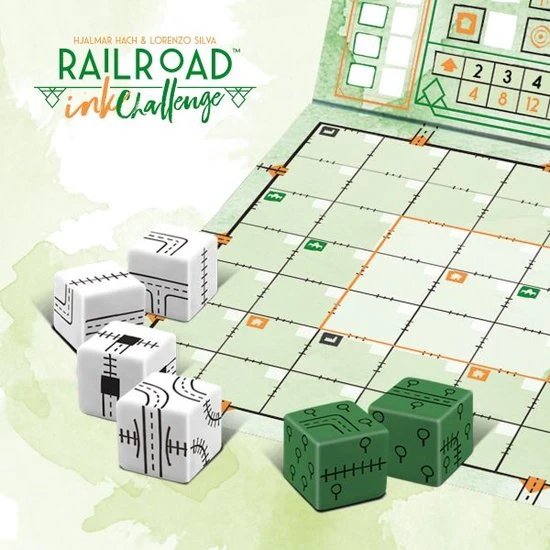 White Goblin Games Railroad Ink - Natuurgroen - Afbeelding 4