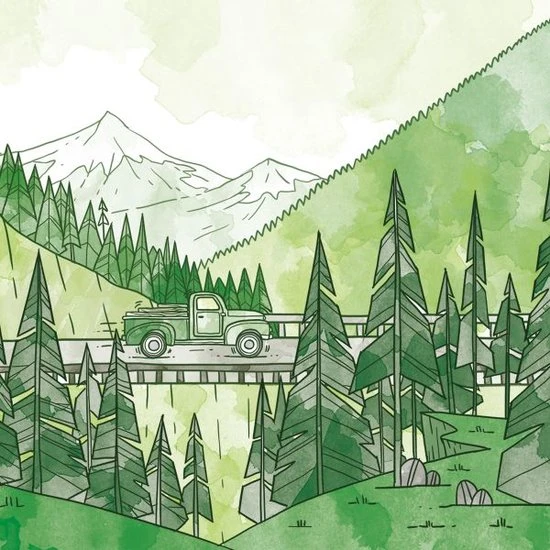 White Goblin Games Railroad Ink - Natuurgroen - Afbeelding 6