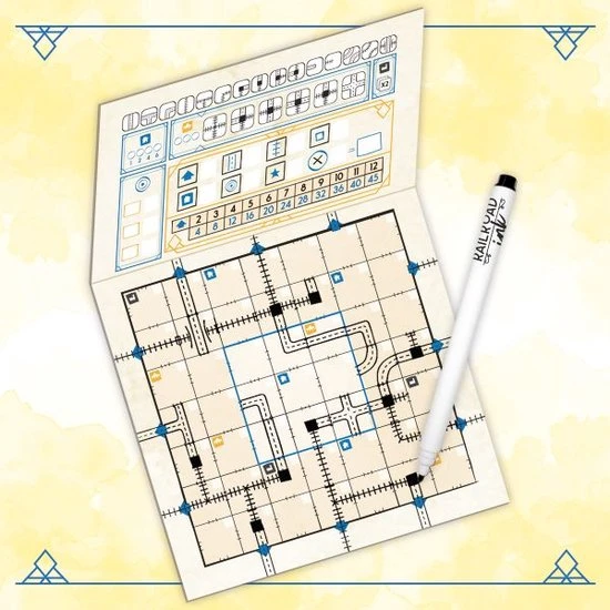 White Goblin Games Railroad Ink (Goudgele Versie) - Afbeelding 4