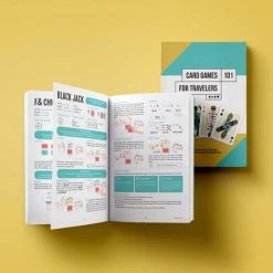 CardGames101 Card Games For Travelers - Engels Boek En Speelkaarten - Reisspellen - Kaartspellen - Reizigerseditie - Educatieve Spellen - Kaartspellen Voor Volwassenen