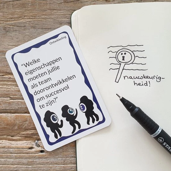 Odder Being - Visiekaarten Voor Teams - 55 Kaarten - Vragen Voor Teambuilding, Teamcoaching, Leiderschapscoaching - Afbeelding 5