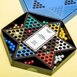 Gentlemens Hardware Chinese Checkers Authentiek Chinees Damspel Strategisch Spel Voor 2 Tot 6 Spelers