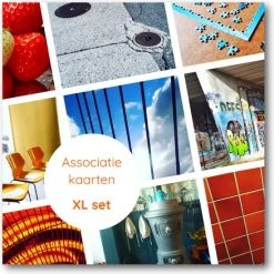 Liefsoppapier.nl Associatiekaarten XL Set 100 Afbeeldingen - Coachkaarten - Werkvorm - Coachtool - Liefsoppapier