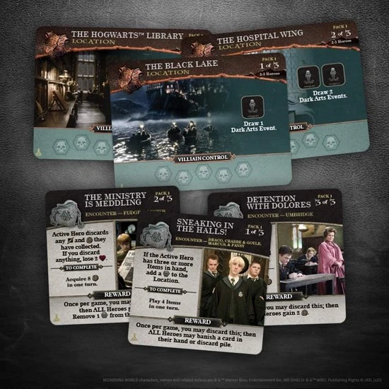 USAopoly Harry Potter: Hogwarts Battle 60 Min Board Game Expansion - Afbeelding 10