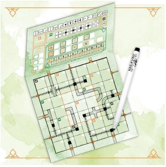 White Goblin Games Railroad Ink - Natuurgroen - Afbeelding 3